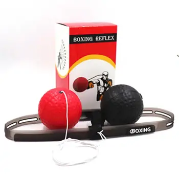 

Head-mounted Boxing Ball Reflex MMA Sanda Muay Thai Speed Sports Fight Training Fitness Punching Ball Silicone Head Bands