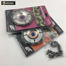 Best Offers 1PCS 4" 22 Tooth Grinder Disc and Chain 13000 RPM Wood Carving Tools 5/8" Arbor Fine Cut Chain For 100/115 Angle Grinder Best Offers 1PCS 4" 22 Tooth Grinder Disc and Chain 13000 RPM Wood Carving Tools 5/8" Arbor Fine Cut Chain For 100/115 Angle Grinder