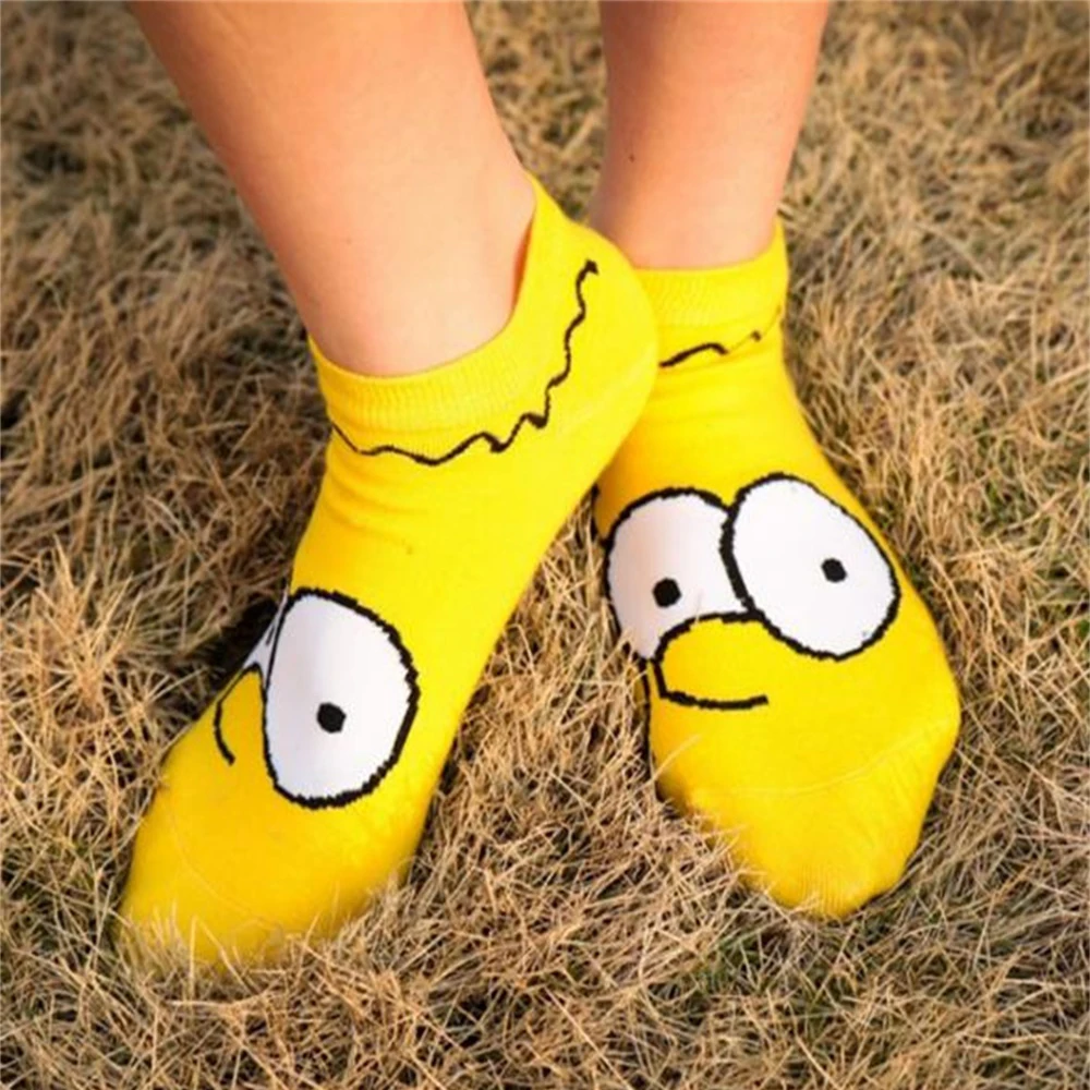 

Hot Sale Short Socks Cotton Cartoon Jacquard Ladies Naked Socks Casual Anime Sponge Baby Cute Shallow Mouth Straight Short Socks