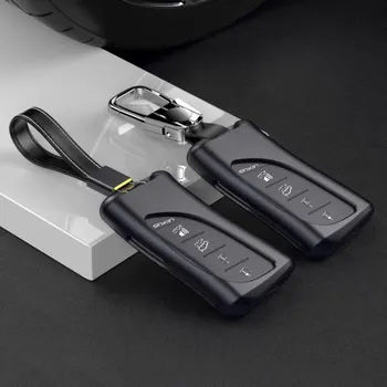 

Car key bag cover Holder for Lexus 2018 ES ES300h ES350 ES200 ES260 LS350 LS500h Alloy Keychain Key Case Shell for car styling
