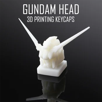 

Gundam Avatar Shape Mechanical Keyboard Keycap For Cherry MX Switch 3D Printing Personality Light Key Caps DIY Customized