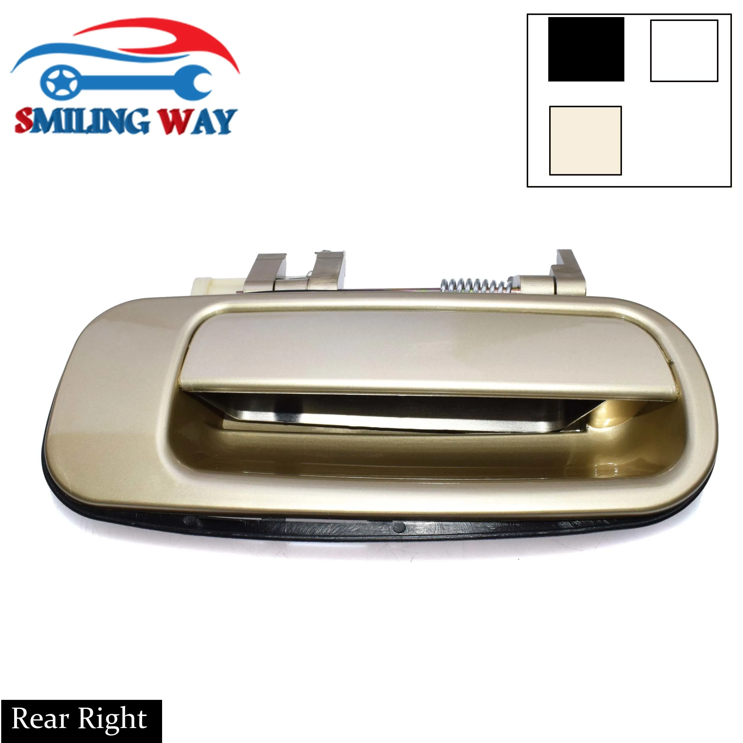 Улыбающееся способ# ручка для входной двери для Toyota Camry 1992 1993 1994 1995 1996 2.2L 3.0L передний задний левый и правый бежевый черный, белый цвет