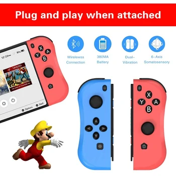 

Wireless Controller for Nintend Switch Including vibration and sensor functions can be used through wired and Bluetooth