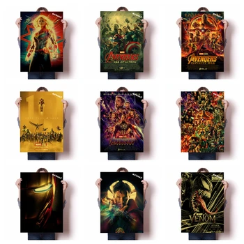 

Marvel Movie Retro Posters SpiderMan, Iron Man, Captain Marvel, Avengers, Thor, Black Panther, Guardians of the Galaxy o46