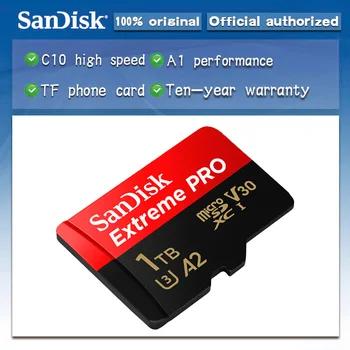 

SanDisk Extreme Pro microSDXC microSD Memory Card micro SD Card 1TB TF Card microSDHC Class10 U3 cartao de memoria