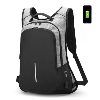 

2020 New 15.6 inch Laptop Backpack USB Charging Anti Theft Backpack Men Travel Backpack Waterproof School Bag Male Mochila