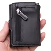 Maideduod Pop-up RFID Black Wallet ID Card Case Men RFID Button Credit Card Holder High Quality Metal Aluminum Auto Coin Purse ► Photo 3/6