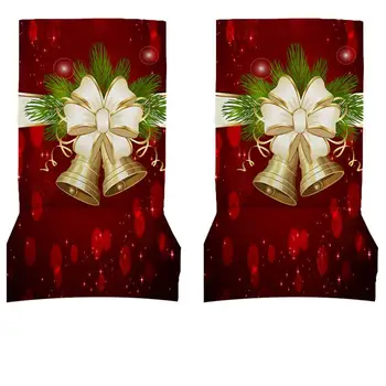 

2Pcs Christmas Chair Cover Chair Protective Cover Xmas Chair Cover Chair Decor Dinning Chair Cover Home Textile