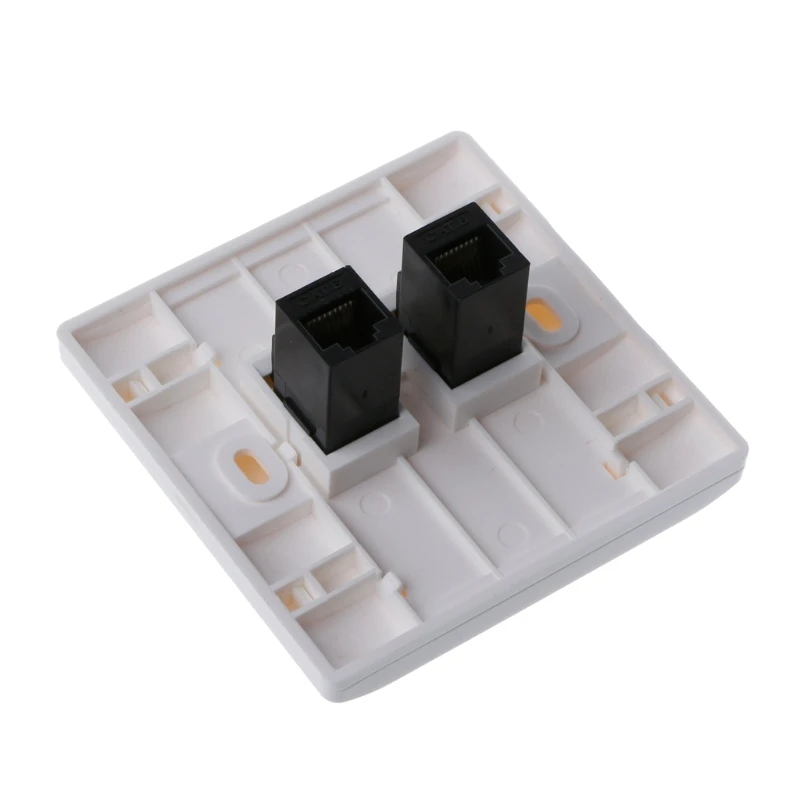 2 порта RJ45 сетевой настенной пластины с гнездовым разъемом
