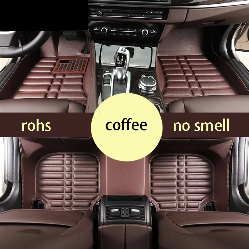 car styling leather car floor mat carpet rug for volkswagen vw passat