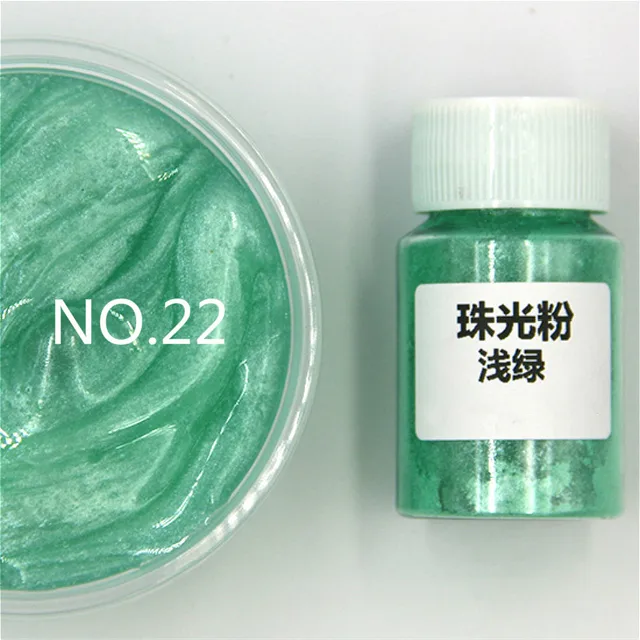 Diy Handmade Pearlescent Mica Powder Epoxy Resin Dye Pearl Pigment Resin Glue Pigments Material Crystal Mold 22