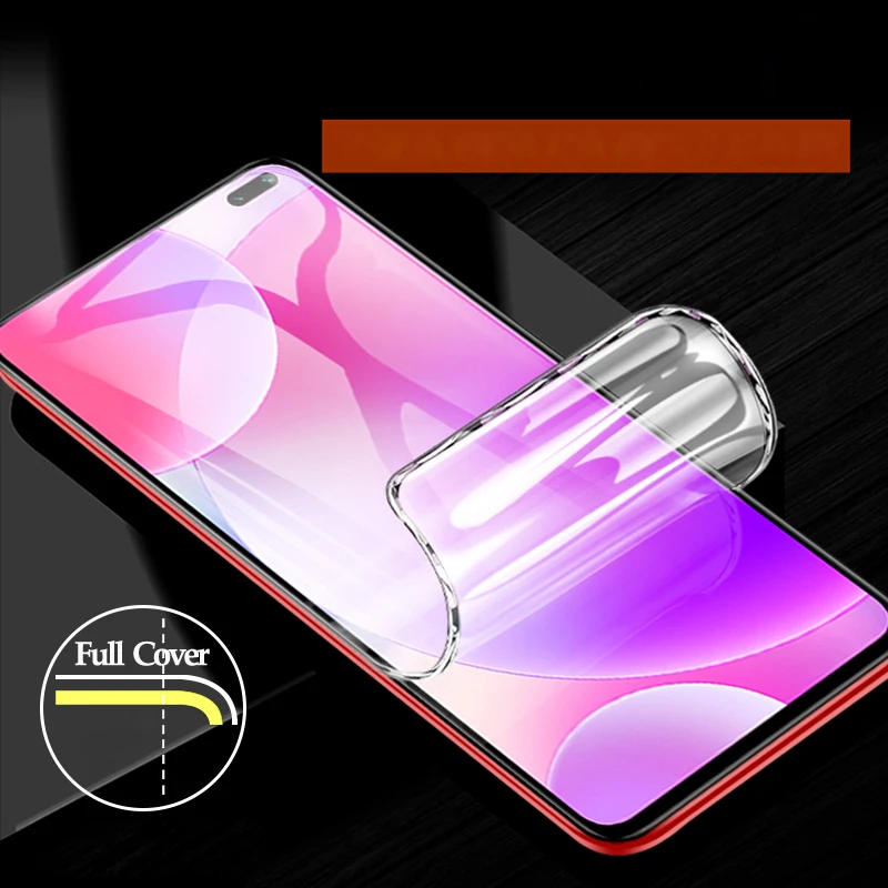 Гидрогелевая пленка полное покрытие защитное стекло на Xiaomi Redmi Note 8 Pro Glass 8T k20 Защита экрана для Redmi K 30 Note8 не 8t k30 5G стекло сяоми редми ноут 8 про/ксиоми нот 8т/ 8 т хиоми к30 Редми К 30 стекло