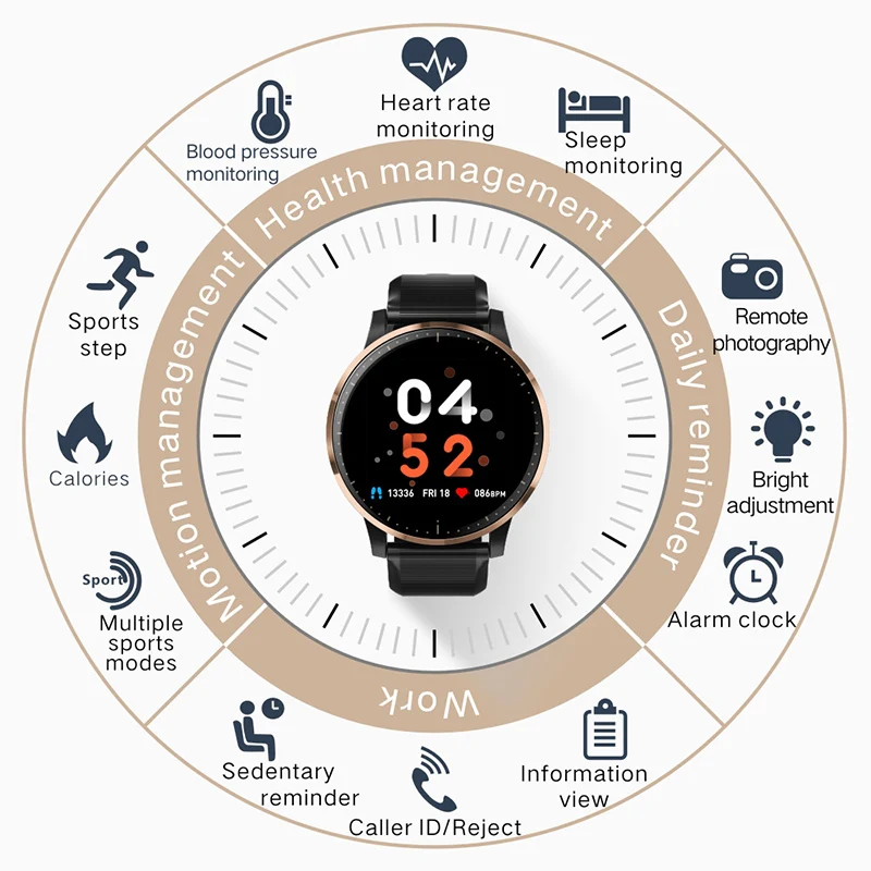 2019 Q20 Смарт часы кровяное давление монитор сердечного ритма IP67 Водонепроницаемый