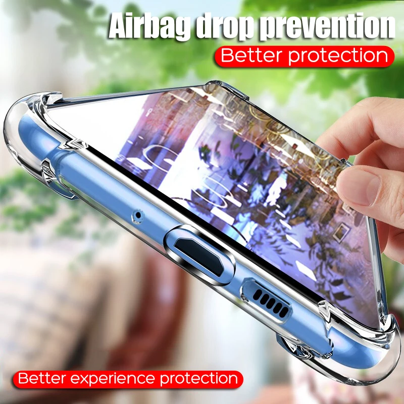 

Clear Silicone Shockproof Phone Case For Samsung Galaxy S9 S8 S10 Plus S10E A10 A20 A30 A40 A50 A60 A70 A80 M10 M20 Back Cover