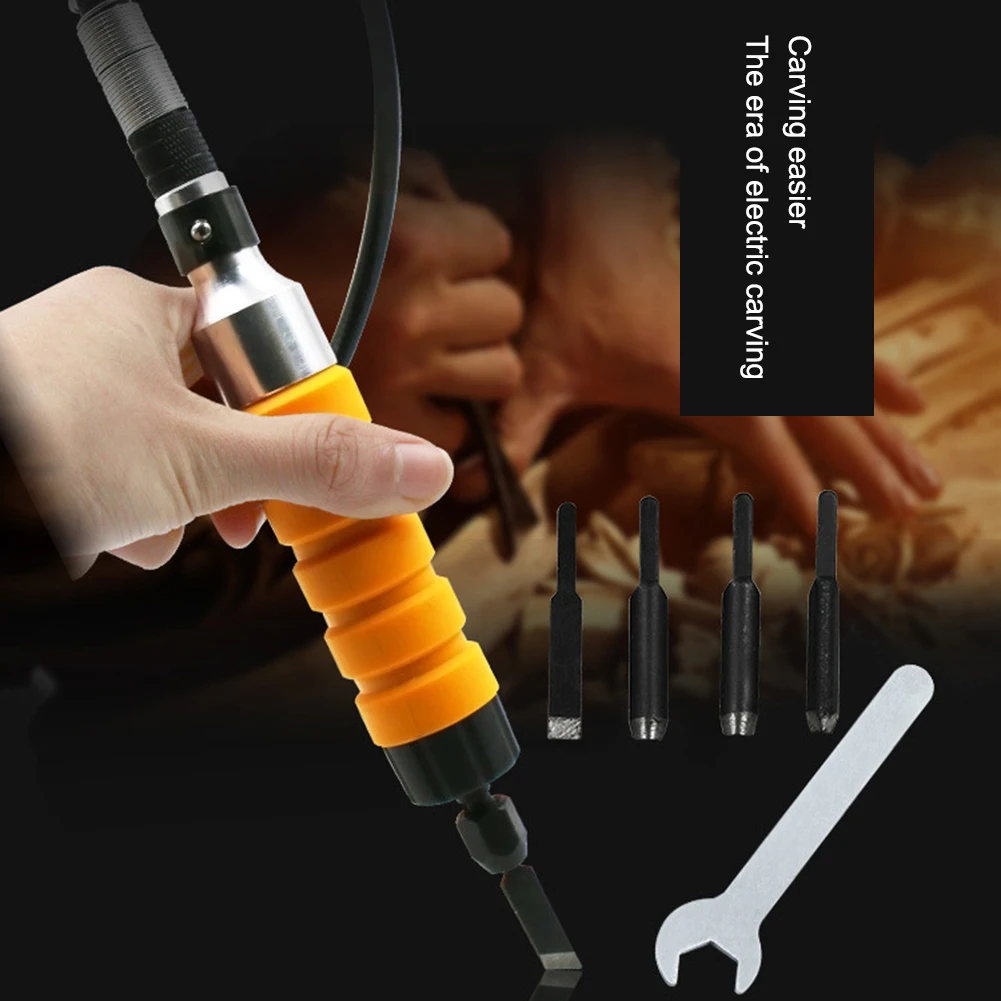 Professional Carved Electric Woodcut Hand Chisel with Flexible Shaft Set Furniture Carpentry Root Carving Knife Woodworking Tool Professional Carved Electric Woodcut Hand Chisel with Flexible Shaft Set Furniture Carpentry Root Carving Knife Woodworking Tool