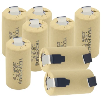 

Europe warehouse fast delivery SUB C batteries 2200MAH real capacity 1.2V SC battery for dewalt for makita for bosch akkus nicd