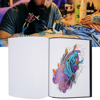 

36 Pages Color Exquisite Pattern Tattoo Book Tattoo Practice Template Book Accessory for Microblading Permanent Tattoo Printer