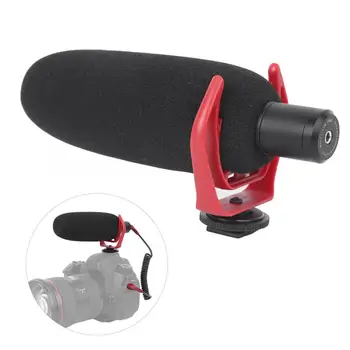 

LENSGO LYD-DMM2 On Camera Microphone Hypercardioid Condenser Microphone for Digital Camera Mobile Phone for Interview Video Vlog