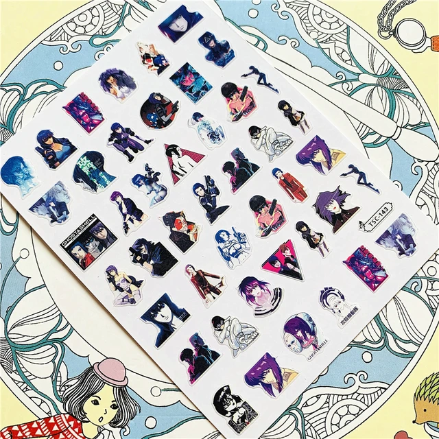 TSC-293 TSC-287 Japanese cartoon anime clown character 3D Back glue Nail Art Stickers Decals Sliders Nail ornament decoration TSC-143 N