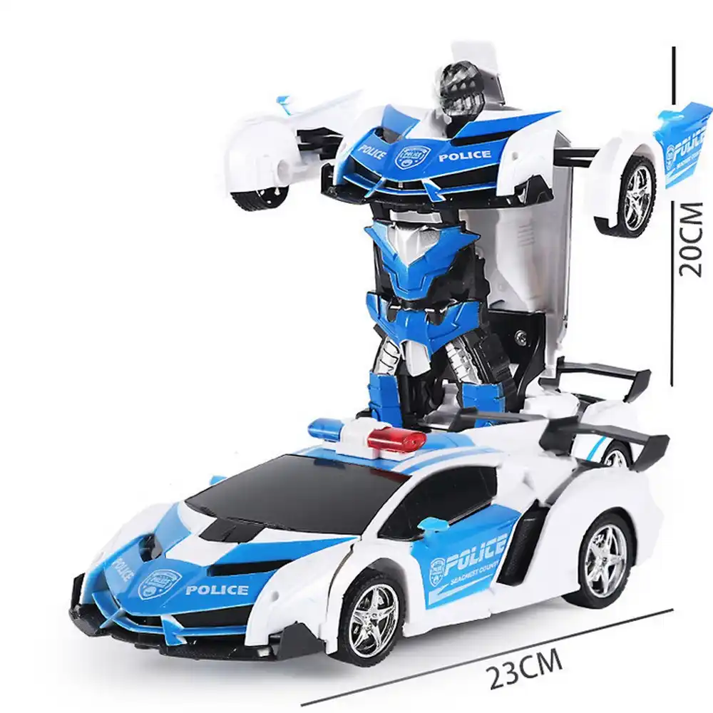 remote control transformer police car