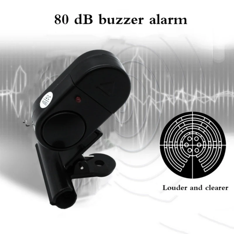 

LED Light Electronic Fish Bites Strike Sound Alarm Bell Alert Clip-On Fishing Rod Pole Easily Installed Fishing Accessories