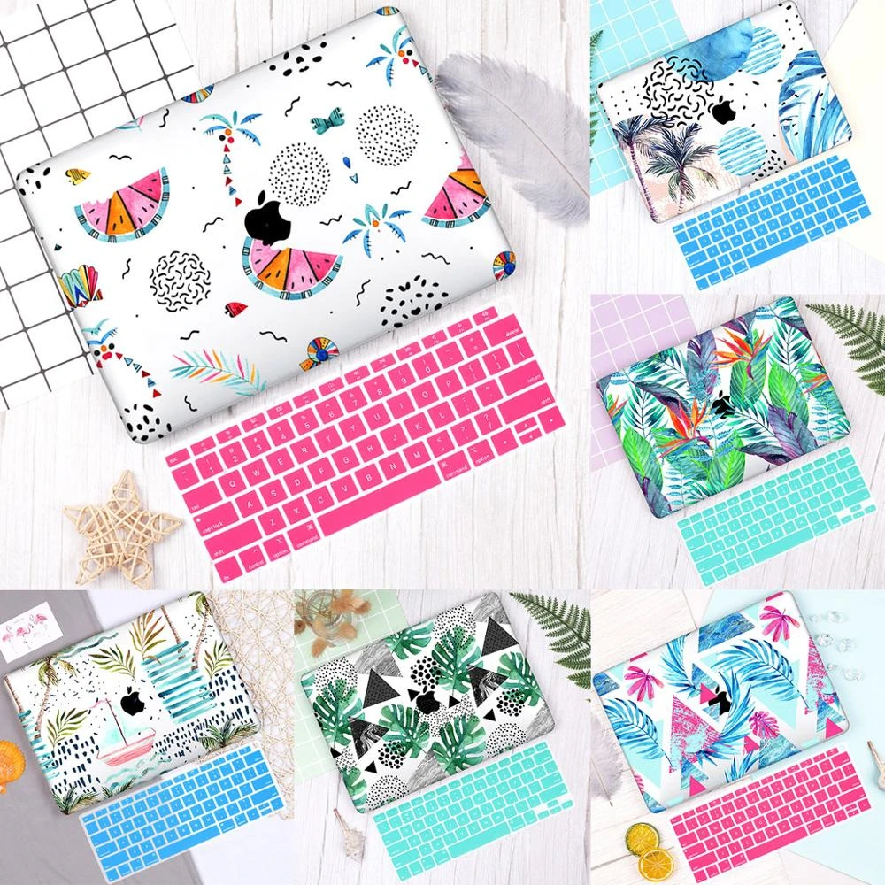 For MacBook Air 13inch Case A1932 A2337 A2179 2020 A2289 Summer Pattern