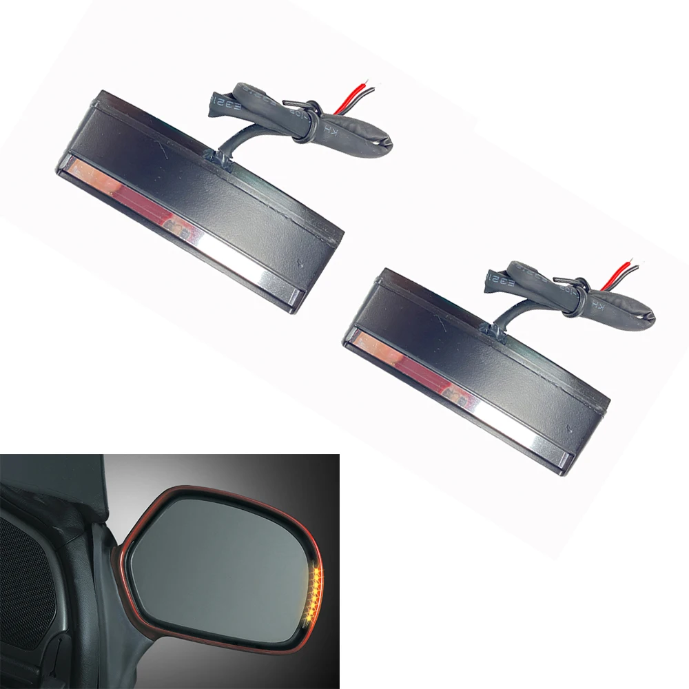 

LED Motorcycle Rearview Mirror Turn Signal Case for Honda GOLDWING GL1800 GL 1800 Airbag ABS Premium Audio 2001-2017