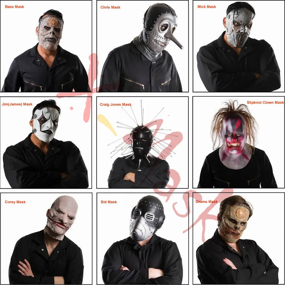 Маска Slipknot аксессуары топ шляпа игрушки для мужчин Мик Кори Тэйлор тушь ресниц joey
