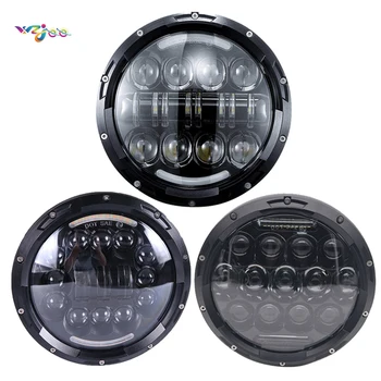 

2pcs 7inch LED Headlights For Lada 4x4 urban Niva 2007~2016 For Jeep Wrangler JK 2 Hummer H1 H2 For Suzuki SamuraiUAZ Hunter