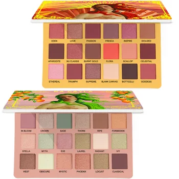

18 Color EVA Eyeshadow Pallete Matte Shimmer Eyeshadow Waterproof Long-lasting Makeup Eyeshadow Palette Cosmetics