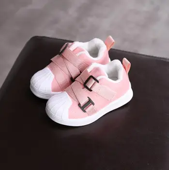 

New Autumn Winter Warm Fashion Shoes Boys Girls Children Casual Sneakers Baby Girl Breathable Soft Running kids Sports Shoes