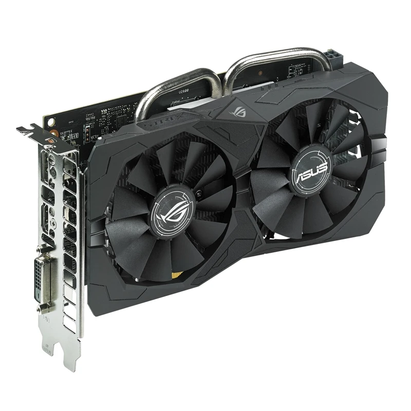 Видеокарта Asus PCI-E ROG-STRIX-RX560-O4G-GAMING AMD RX560 4096Mb 128b GDDR5 1326/7000 DVIx1/HDMIx1/