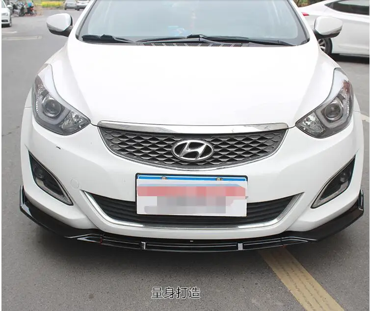 Задний спойлер для Hyundai Elantra 2012 2015 EC ABS задний бампер диффузор|Спойлеры и крылья| |