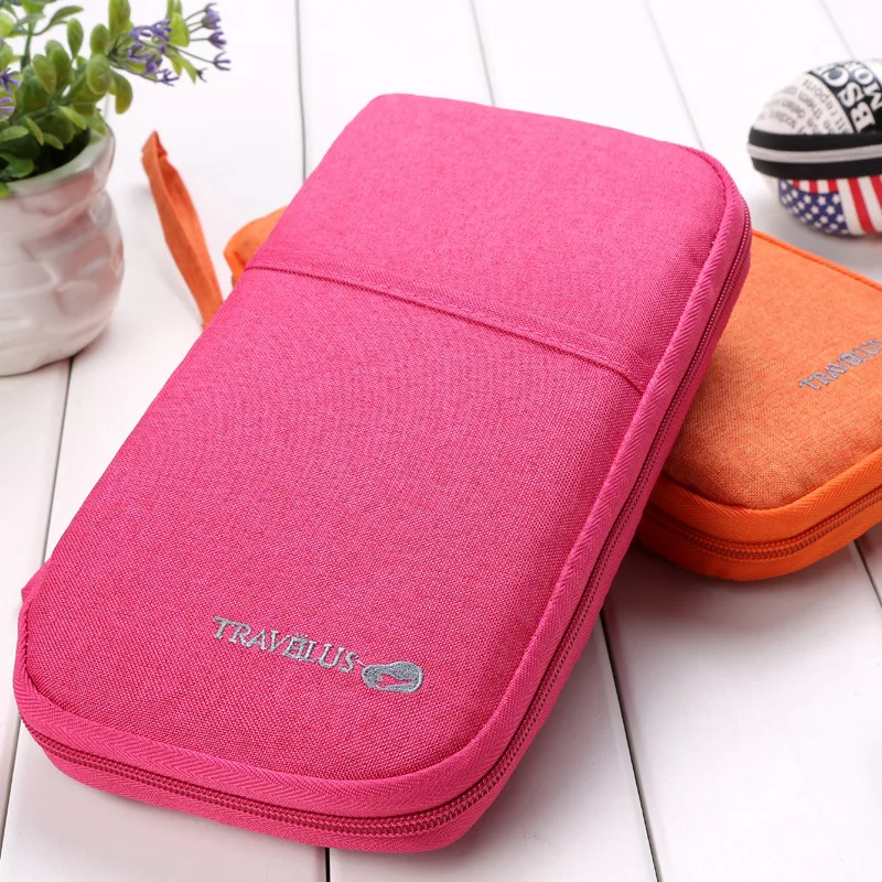 

New Passport Document Pack Multifunctional Portable Wallet Travel Passport Clip Modern Ultra-Light Mobile Ticket Clip