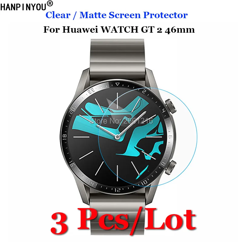

3 Pcs/Lot HD Clear /Anti-Glare Matte For Huawei WATCH GT 2 46mm Sports Smart Watch Anti-Scratch Screen Protector Protection Film