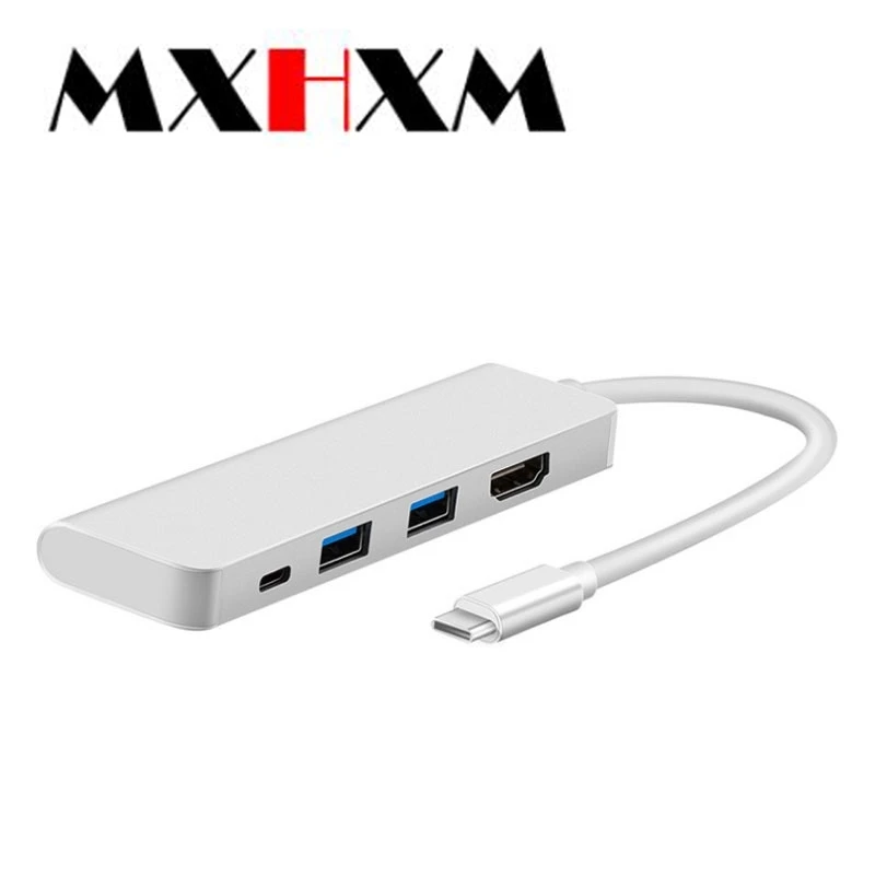 Тип-c к hdmi 4в1 конвертер HUB3.0 PD Зарядка для Apple тип-c HD видео передачи линии