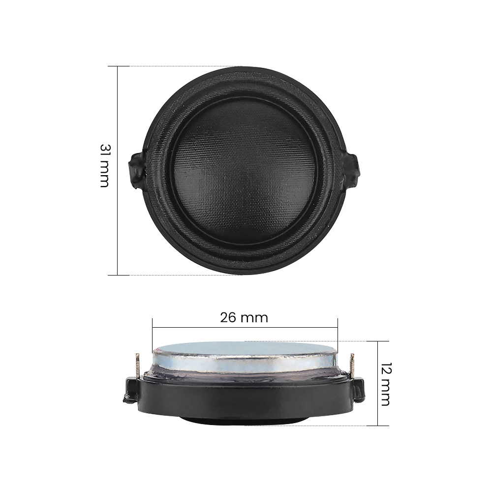 AIYIMA 1 inch 31mm 4 8 Ohm 20W Dome Silk Film Tweeter Speaker Units Small Neodymium Treble Loudspeaker High Pitch Horn Core 2Pcs