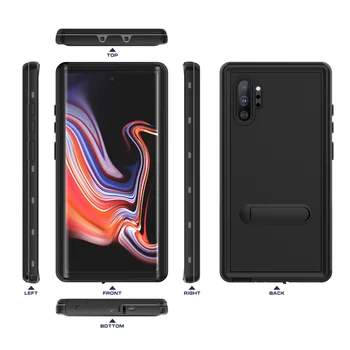 

IP69K Note 10 Plus Waterproof Case for Samsung Galaxy Note 10 Plus Kickstand Cover 360 Degree Full Protection WaterProof Case