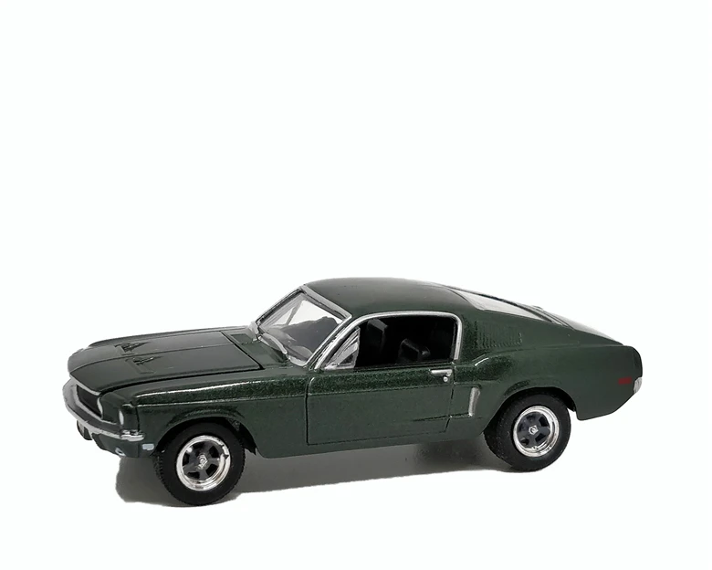 1: 64 зеленый свет Ford Mustang GT 1968 Bullitt зеленый без коробки