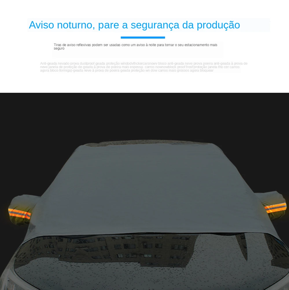 Capas de Carro Capa de Neve à Prova Capa de Carro Dwaterproof Água Meia Roupas Anticongelante Neve Escudo Snowbreak Bloco Pára-brisa 16 High Quality Automóveis e motos