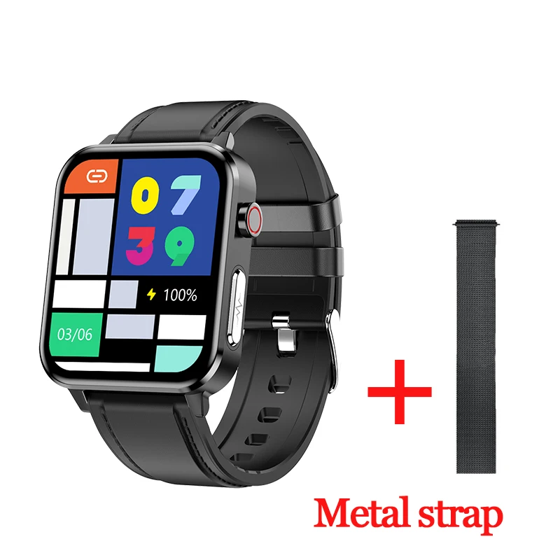 UGUMO 2022 PPG ECG Smart Watch Men with Body Temperature Heart Rate Blood Pressure measurement Smartwatch Fitness bracelet 