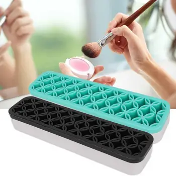 

Portable Cosmetics Brush Nail Pen Tool Storage Box Stand Makeup Container Holder Makeup Tool Kits