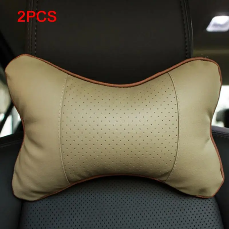 2pcs tpye 7 Поддержка шеи усталость снимает Полиуретановая подушка эластичный ремень всесезонный подголовник мягкий подголовник автомобиля Универсальный подходит для всех транспортных средств - Цвет: 2pcs tpye 7