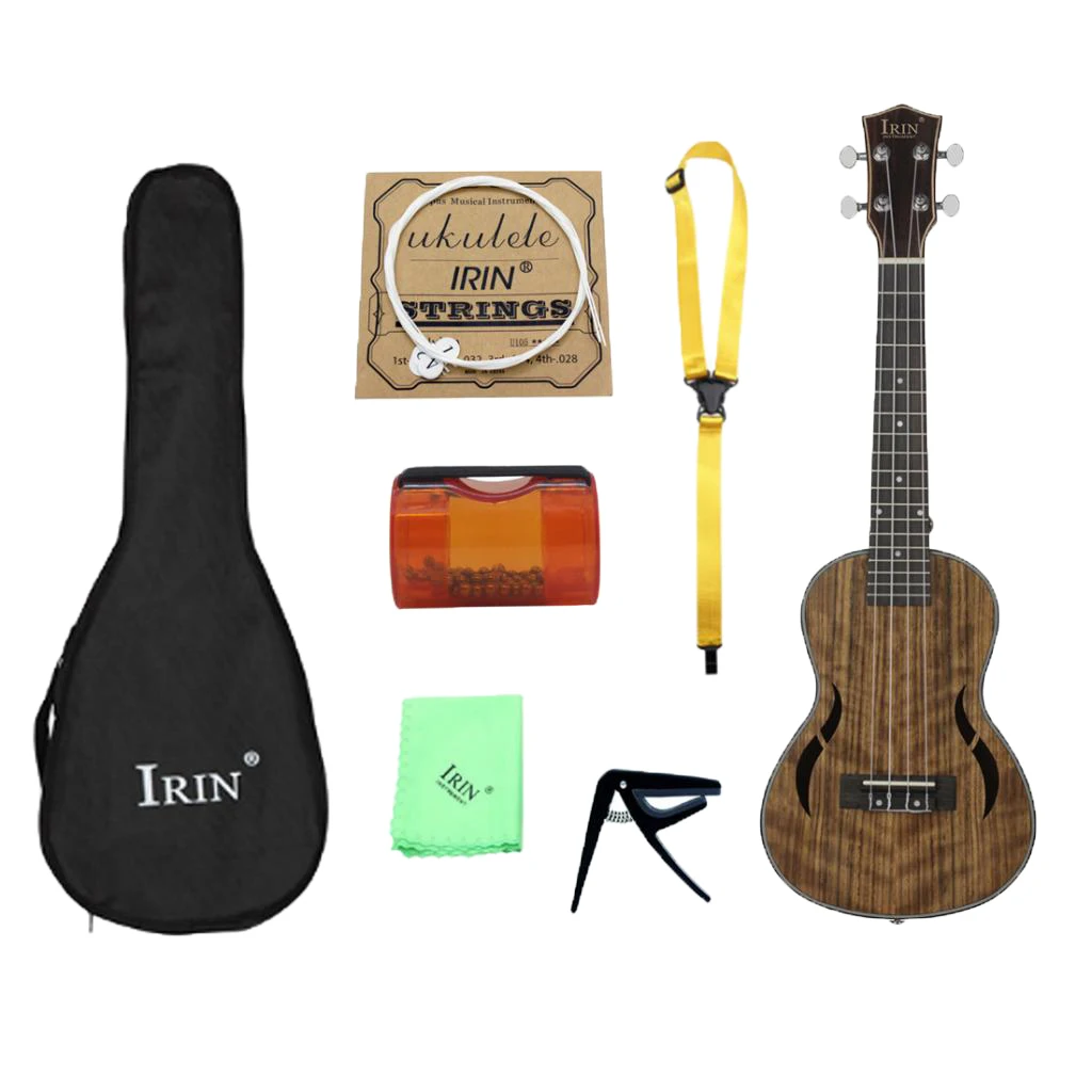 

26 Inch Ukulele Uke Hawaii Guitar String Instrument with Bag Strap