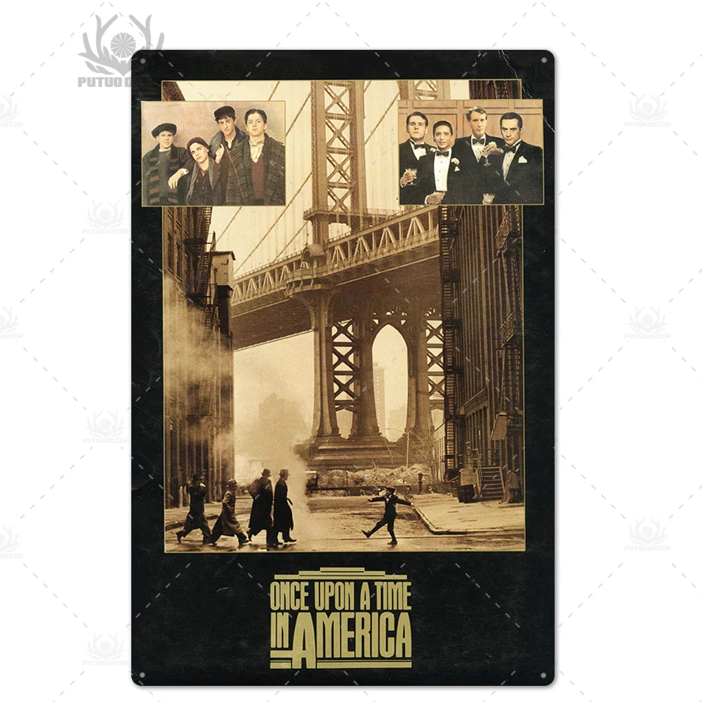 TH5472 Classic Movie Metal Poster Metal Tin Sign Plates Wall Decor for Bar Pub Club Man Cave Plaque Metal Vintage Iron Painting - Color: TH5472