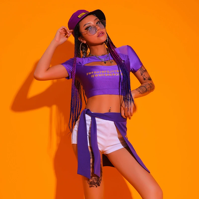 女性のためのジャズダンスの衣装 チアリーダーの衣装 レイブのダンサーの衣装 E Girlsの服 パフォーマンスの衣装 Dj Dsの服 Dl7067 Aliexpress