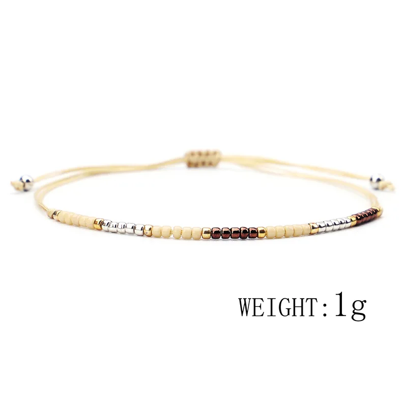 2019 Bohemia Handmade Weave Bijoux MIYUKI Bead Bracelet Love Lucky Bracelets & Bangles For Women Men Wax Thread Bracelets