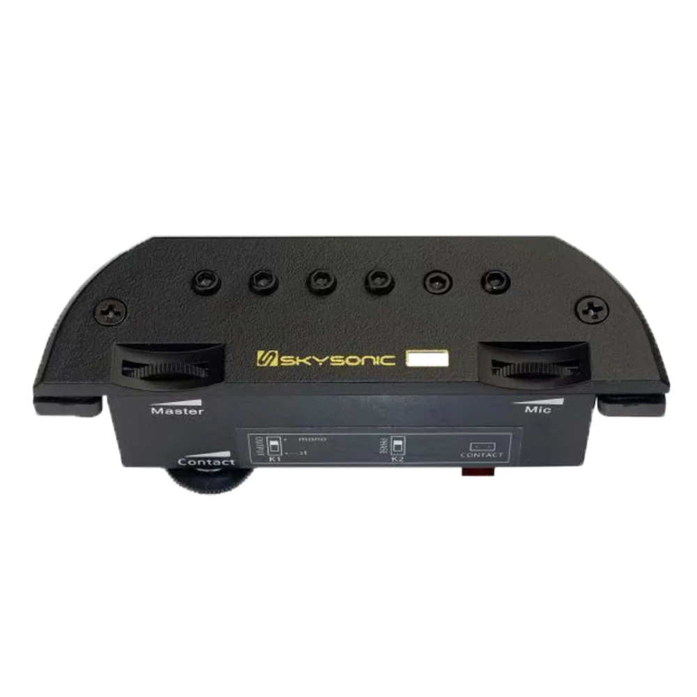 

SKYSONIC PRO-1 Soundhole Dual-coil Magnetic Acoustic Guitar Pickup Mid-range Soft Tone for the Sound-hole with 94-105mm
