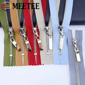 

Meetee 3pcs 3# 20/25/30cm Metal Zipper Copper Tooth Closeend Zip Closure Clothes Jeans Pocket Zippers Bag Purse Repair Accessory