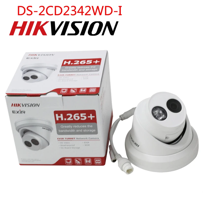 Hikvision ip камера 4 0 мегапиксельный купол инфракрасная H265 для использования внутри и